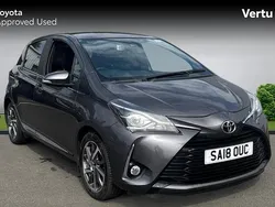 Grey Used 2018 Toyota Yaris Hatchback | £10,570 (Fair price)