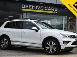 White Used 2016 VW Touareg R-line SUV | £13,950 (Super price)