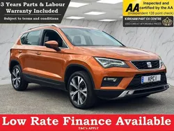 Orange Used 2017 Seat Ateca Ecomotive SUV | £10,595 (Fair price)