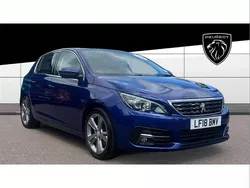 Blue Used 2018 Peugeot 308 Allure Hatchback | £5,992 (Fair price)
