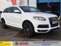White Used 2013 Audi Q7 S-line plus SUV | £11,495 (Fair price)