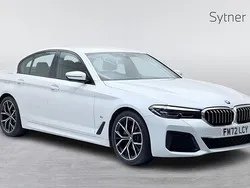 White Used 2022 BMW 520 M Sport | £28,500 (Good price)