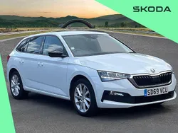 White Used 2019 Skoda Scala SE L Hatchback | £12,127 (Fair price)