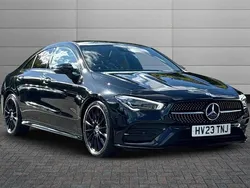 Cosmos black Used 2023 Mercedes CLA180 AMG Line Premium Plus Sedan | £29,293 (Expensive)