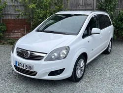 White Used 2014 Vauxhall Zafira Design Edition MPV | £3,395 (Fair price)