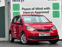 Tornado red Used 2017 Skoda Citigo SE Hatchback | £7,495 (Fair price)