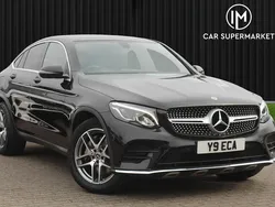 Black Used 2018 Mercedes GLC220 AMG line Coupe | £19,885 (Good price)