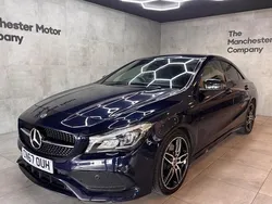 Blue Used 2017 Mercedes CLA220 AMG line Sedan | £14,390 (Fair price)