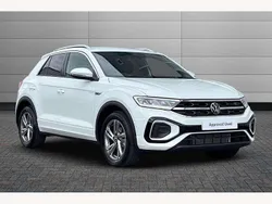 Pure white Used 2025 VW T-Roc R-line SUV | £29,240 (Fair price)