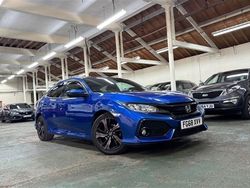 Blue Used 2018 Honda Civic SR Hatchback | £8,994 (Fair price)