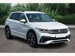 White Used 2022 VW Tiguan R-line SUV | £25,995 (A bit pricey)
