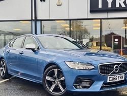 Blue Used 2018 Volvo S90 R-Design Sedan | £16,950 (Fair price)