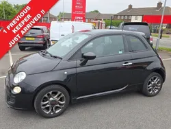 Black Used 2015 Fiat 500 S Hatchback | £4,790 (Fair price)