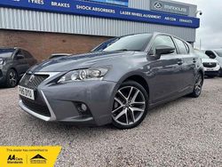 Grey Used 2015 Lexus CT200h Sport Line Hatchback | £9,891 (Fair price)