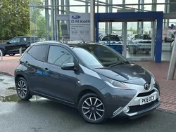 Electro grey Used 2018 Toyota Aygo x-style Hatchback | £8,630 (Fair price)