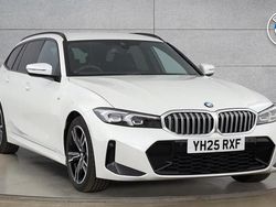 White Used 2025 BMW 320 M Sport Estate | £34,250 (Fair price)
