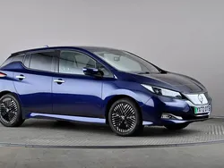 Blue Used 2022 Nissan Leaf Tekna Hatchback | £15,098
