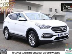 White Used 2018 Hyundai Santa Fe Premium SUV | £12,690 (Good price)
