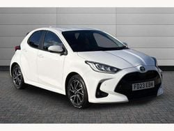 White Used 2023 Toyota Yaris Hybrid Design Hatchback | £17,995 (Fair price)
