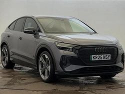 Grey Used 2025 Audi Q4 Sportback e-tron Black Edition SUV | £36,450 (Good price)