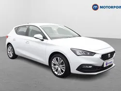 White Used 2021 Seat Leon SE Dynamic Hatchback | £13,799 (Fair price)