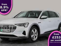 White Used 2022 Audi e-tron Comfort SUV | £18,478 (Good price)