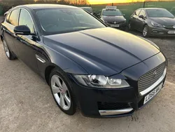 Blue Used 2016 Jaguar XF Portfolio Sedan | £7,180 (Fair price)