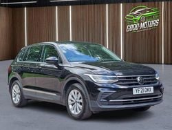 Black Used 2021 VW Tiguan S SUV | £8,970 (Good price)