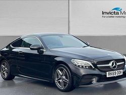 Black Used 2019 Mercedes C200 AMG line Coupe | £18,500 (Fair price)