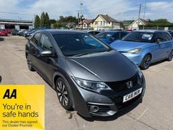 Grey Used 2016 Honda Civic SE Plus Hatchback | £9,995 (Good price)