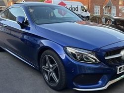 Blue Used 2016 Mercedes C220 AMG line Coupe | £13,699 (A bit pricey)