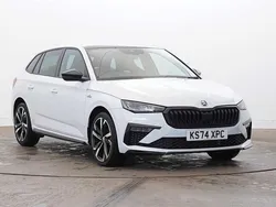 Moon white metallic Used 2024 Skoda Scala Monte Carlo Hatchback | £22,495 (Expensive)