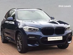 Blue Used 2021 BMW X3 M Sport SUV | £30,995 (Fair price)