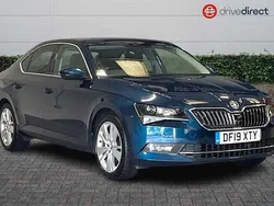 Blue Used 2019 Skoda Superb SE L Executive Hatchback | £12,620 (Fair price)