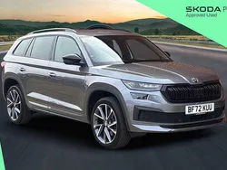 Graphite grey metallic Used 2022 Skoda Kodiaq SportLine SUV | £29,000 (Fair price)