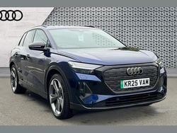 Blue Used 2025 Audi Q4 e-tron Black Edition SUV | £37,494 (Super price)