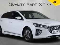White Used 2021 Hyundai Ioniq Premium SE Sedan | £15,380 (Fair price)
