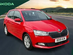 Red Used 2019 Skoda Fabia SE Hatchback | £6,995 (Fair price)