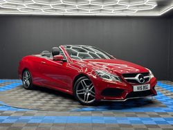 Red Used 2014 Mercedes E220 AMG Cabriolet | £10,790 (Fair price)