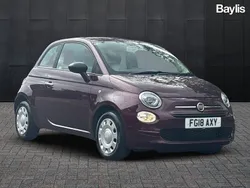 Red Used 2018 Fiat 500 Pop Hatchback | £5,895 (Good price)