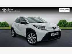 White Used 2022 Toyota Aygo PURE Hatchback | £13,226 (Fair price)