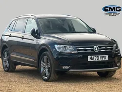 Black Used 2020 VW Tiguan Allspace Match SUV | £19,395 (Good price)