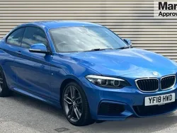 Blue Used 2018 BMW 218 M Sport Coupe | £14,611 (Fair price)