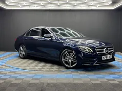 Blue Used 2017 Mercedes E220 AMG line Sedan | £16,790 (Good price)