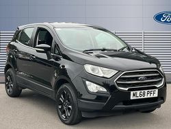 Black Used 2018 Ford Ecosport Zetec SUV | £7,978 (Fair price)