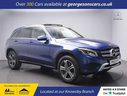 Blue Used 2018 Mercedes GLC250 Premium Plus SUV | £21,250 (Fair price)