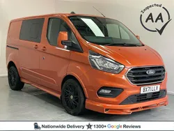 Orange Used 2021 Ford Transit Custom Limited Van | £24,950