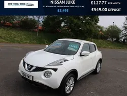 White Used 2016 Nissan Juke Acenta SUV | £5,495 (Fair price)