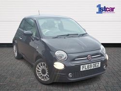 Black Used 2019 Fiat 500 Lounge Hatchback | £5,489 (Fair price)