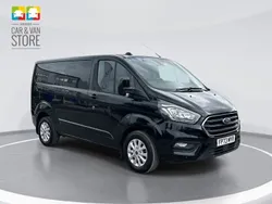 Black Used 2023 Ford Transit Custom Limited Van | £21,999 (Fair price)